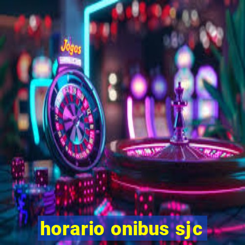 horario onibus sjc